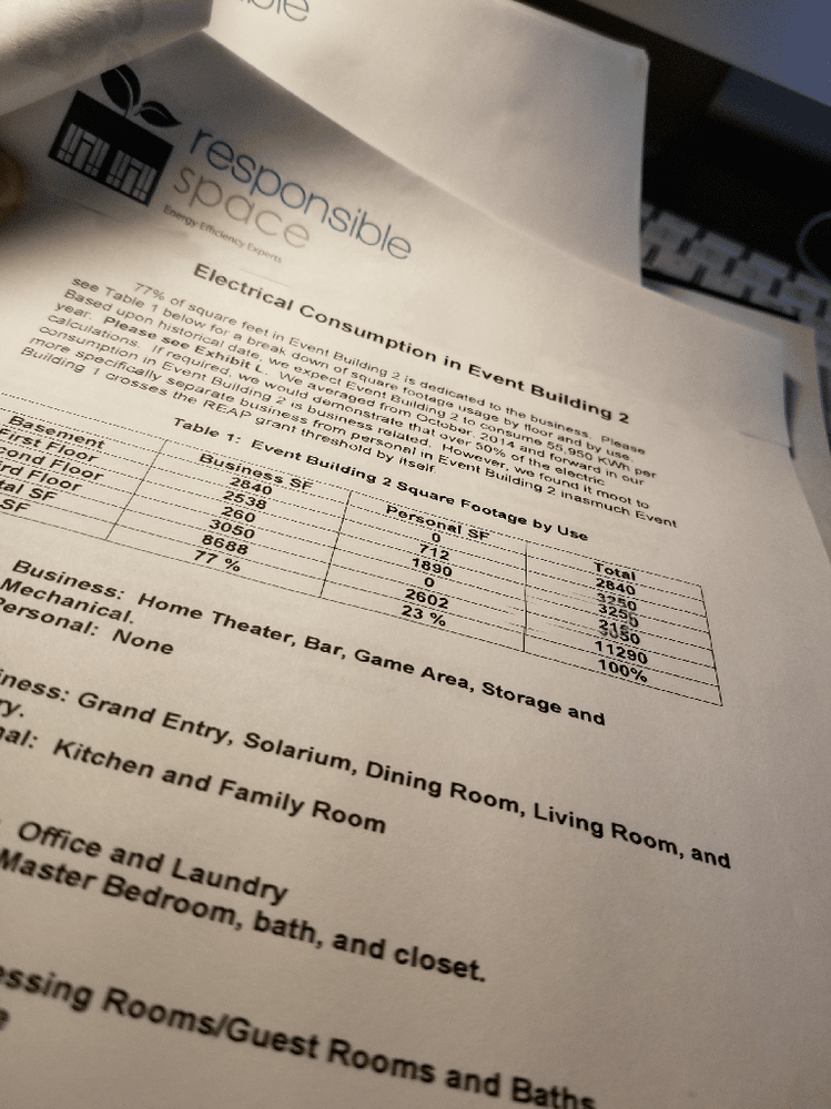 Electrical Usage Audit and Findings Report for REAP